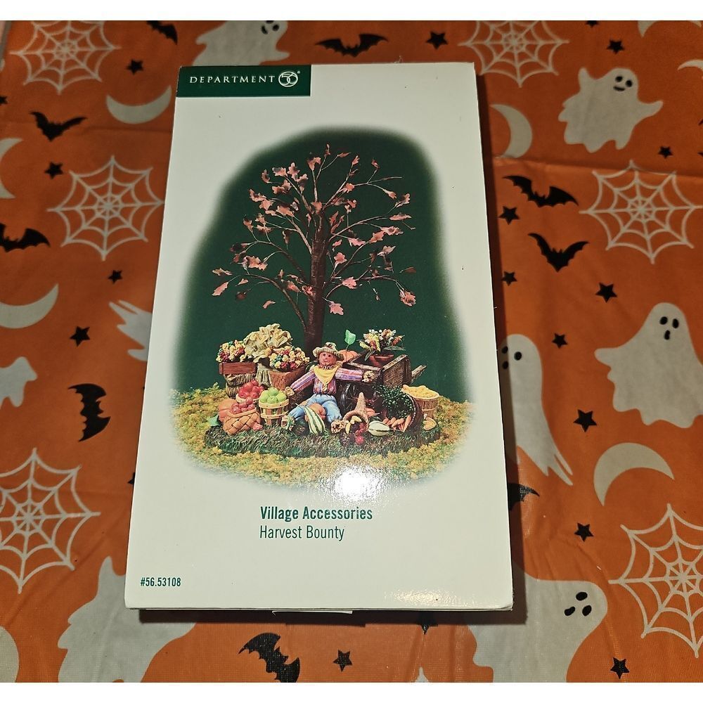 Department 56 Village Accessories with Harvest Scene